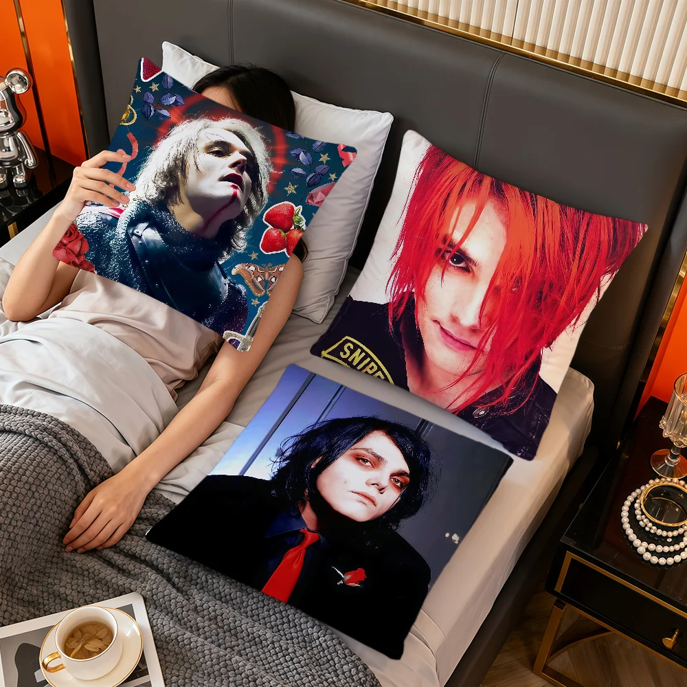 Rock Band MCR g-gerard way soft pillow cover for Sofa Home Living Room Decor Protective Covers hogar pillowcase