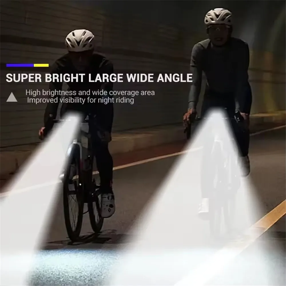 MEUYAG  9 LED Bicycle Headlight USB Rechargeable Bike Lamp Super Bright Handlebar Lights Outdoor Waterproof Cycling Front Light view 6