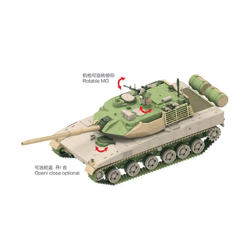 3R MODEL TK7011 1/72 SCALE PLA ZTQ15 LIGHT WEIGHT TANK MODEL KIT