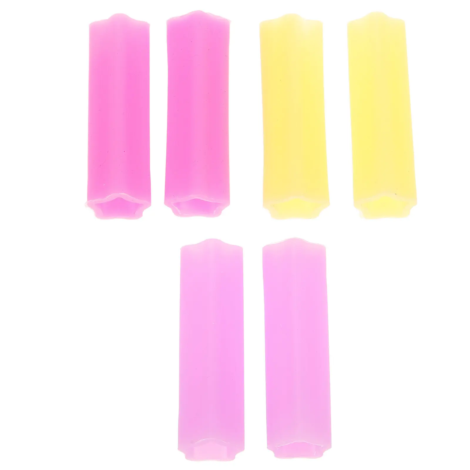 3Pairs Cuticle Scissors Cover Silicone Nail Nipper Protector Ergonomic Non-Slip Manicure Trimmer Protective Sleeve Tool Cover