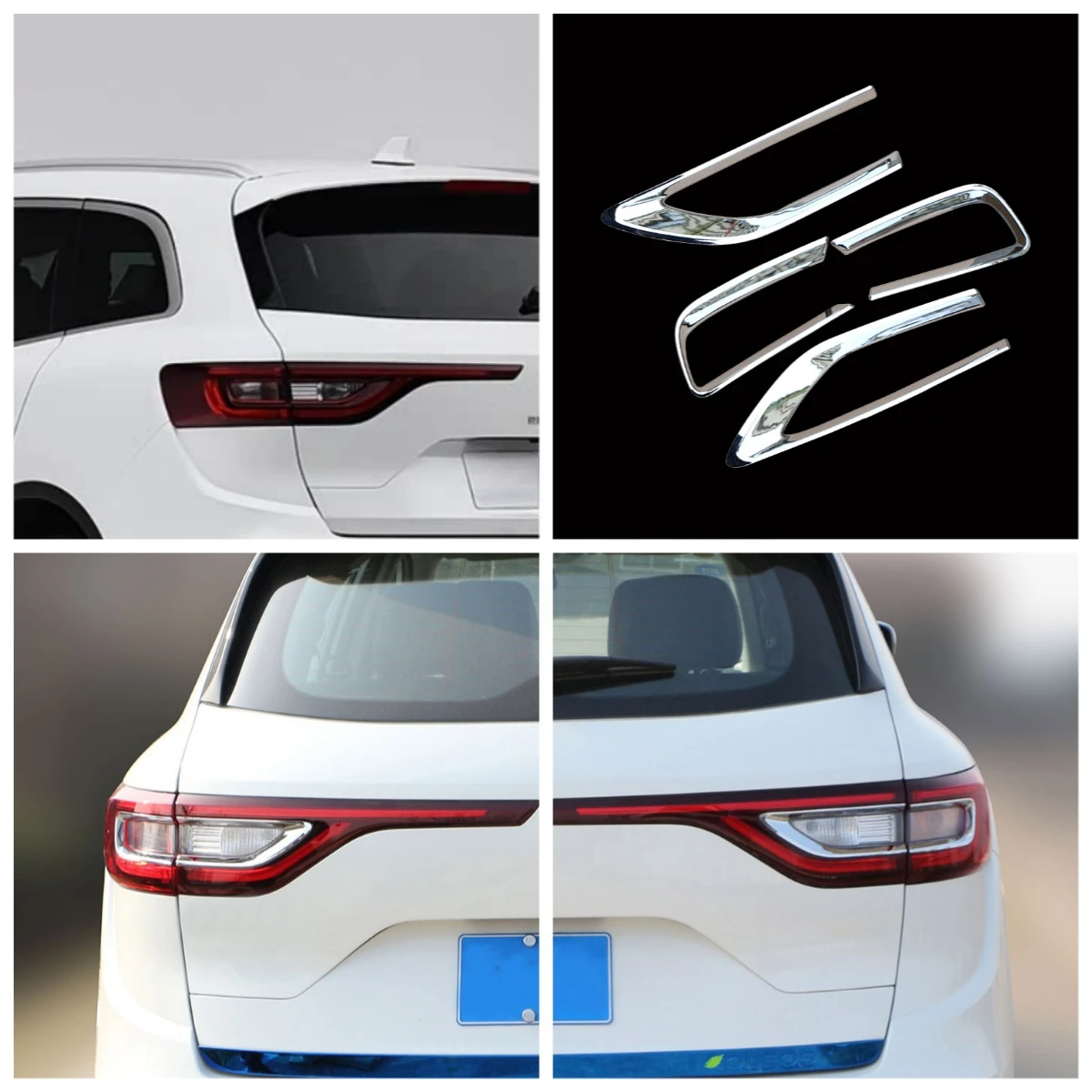 

Car Rear Light Lamp Cover Trim Sticker for Renault Koleos 2017-2022 for Samsung QM6 2017-2022 Car Light Decor Accessories