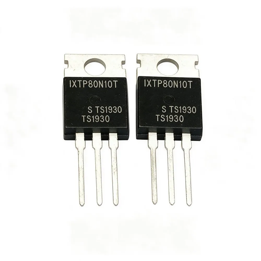 5PCS IXTP80N10T 100V 80A 6R520P IPA60R520CP 600V 6.8A HTS4A80H 8000V 4A AMS1503CMA FQP6N40C 6A 400V K2232 2SK2232 60V 25A