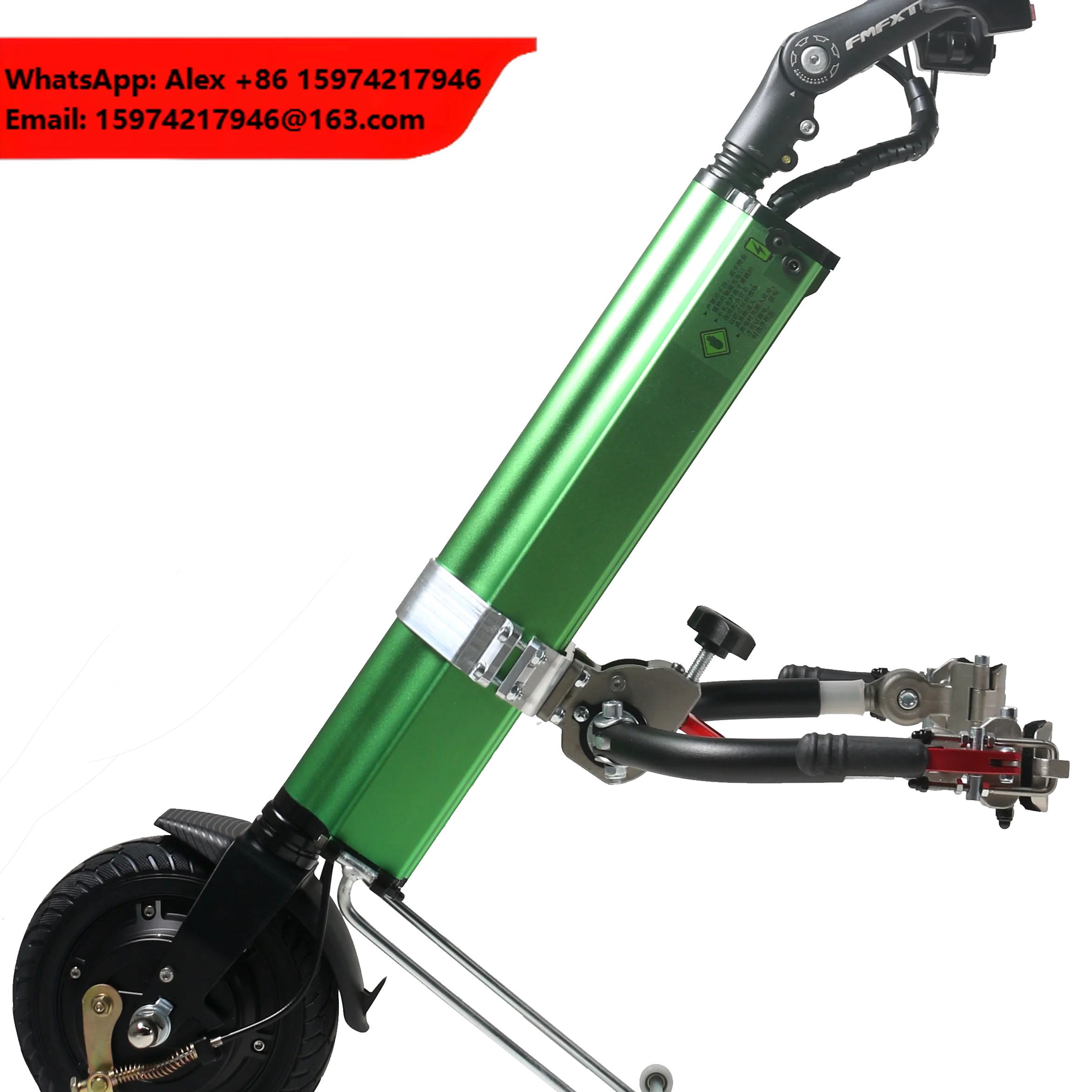 Wisking Q6 Fork Suspension Wheel Chair Handcycle Electric Wheelchair Attachment For Handicapped