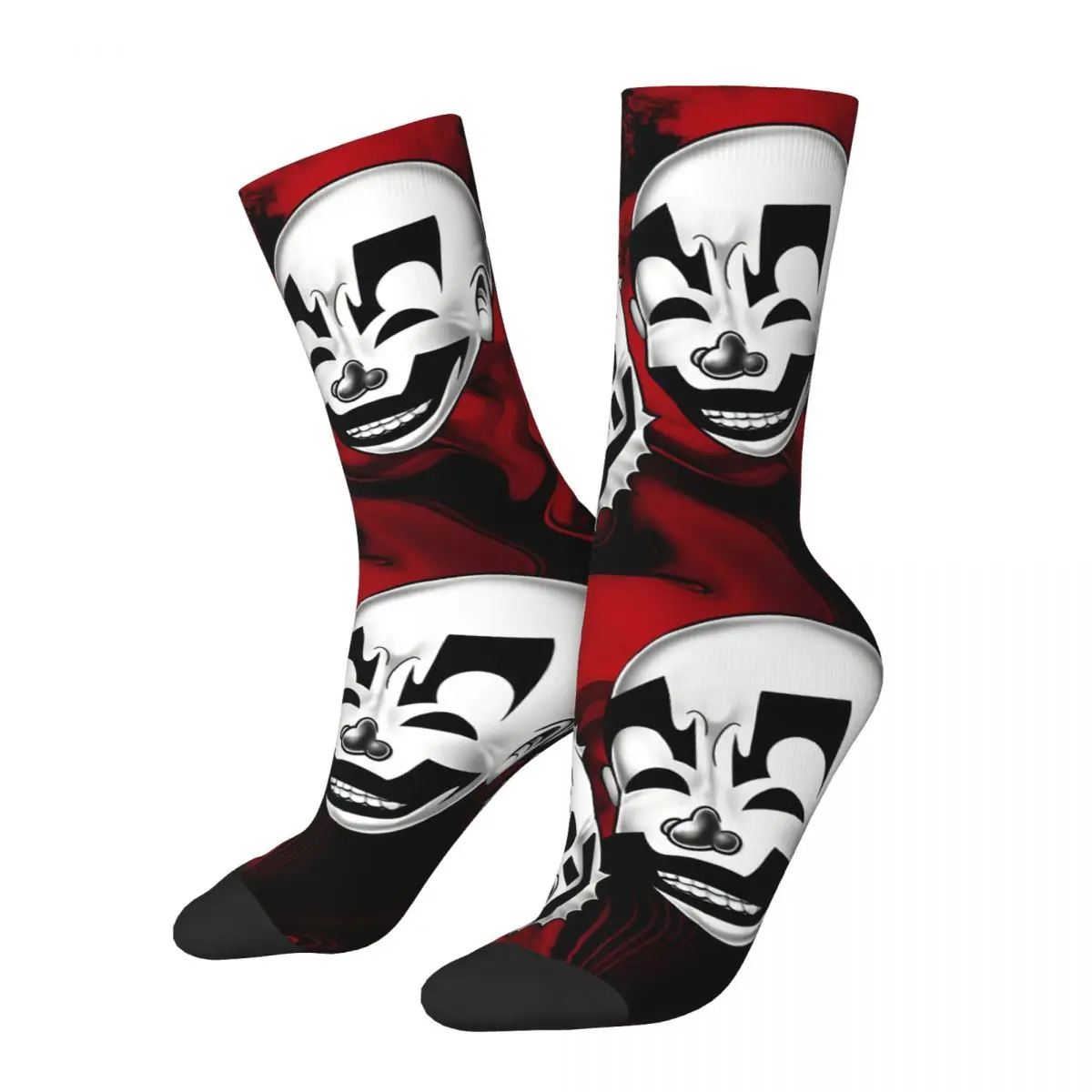 Vintage Violent J And Shaggy Men's compression Socks Unisex Insane Clown Posse Harajuku Seamless Printed Novelty Crew Sock