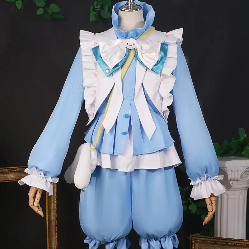 Anime Emma Woods Cosplay Game Identity V Cosplay Costume Gardener Kawaii Dresses Bag Accessories Wig Set Party Outfit for Women