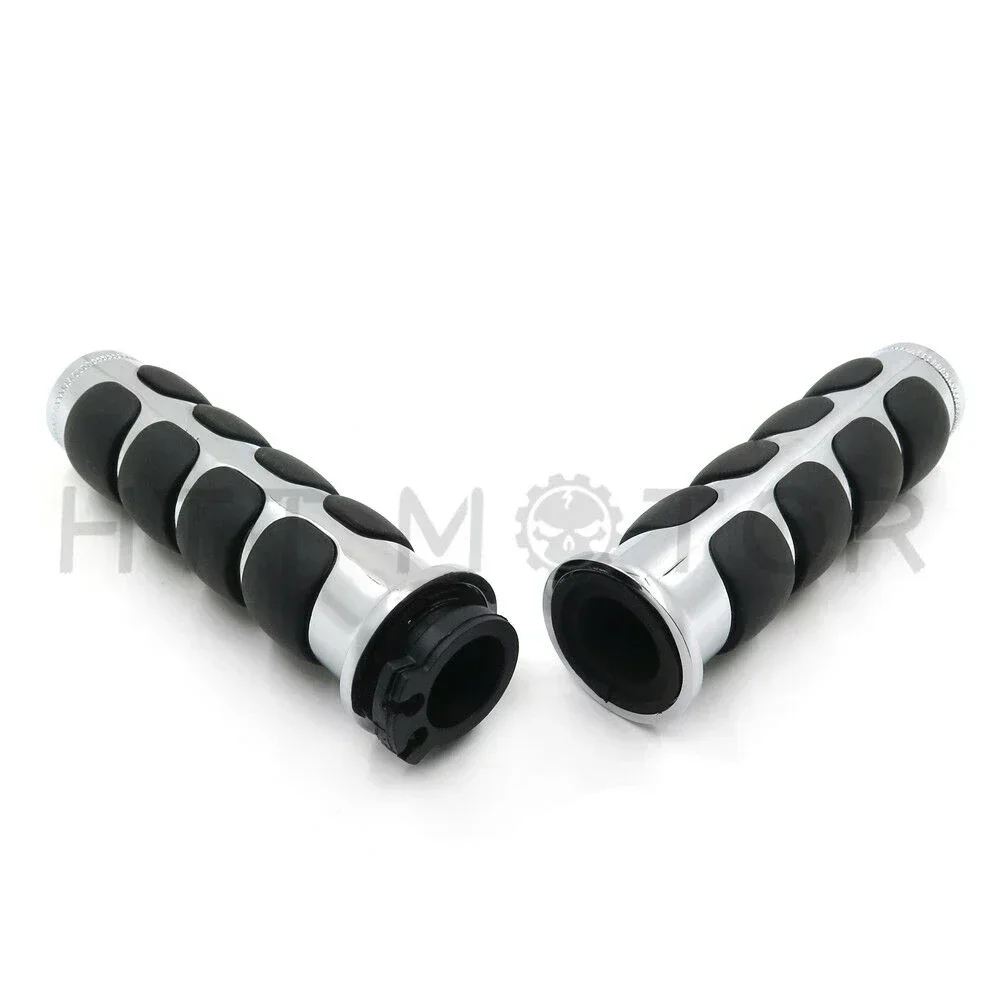 7/8 "22mm Handlebar Grips สําหรับ Honda Goldwing Gl1200 1982-1987 Suzuki/Kawasaki/Yamaha ชิ้นส่วนรถจักรยานยนต์