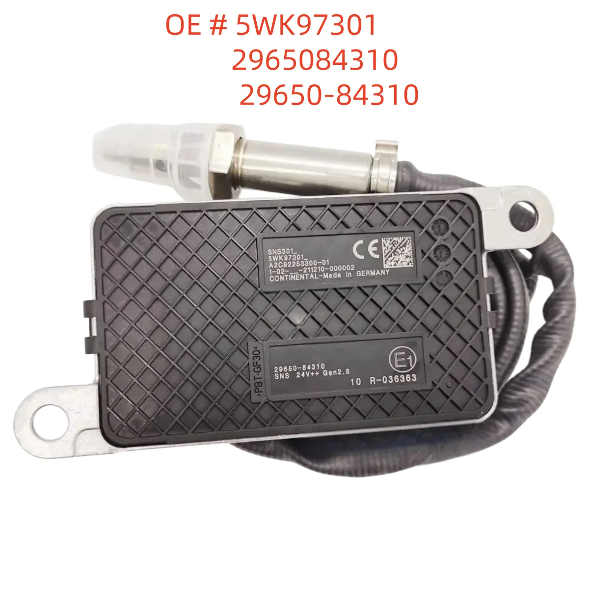 

High quality 24V 5WK97301 2965084310 29650-84310 Nitrogen Oxygen NOx Sensor for Hyundai Truck