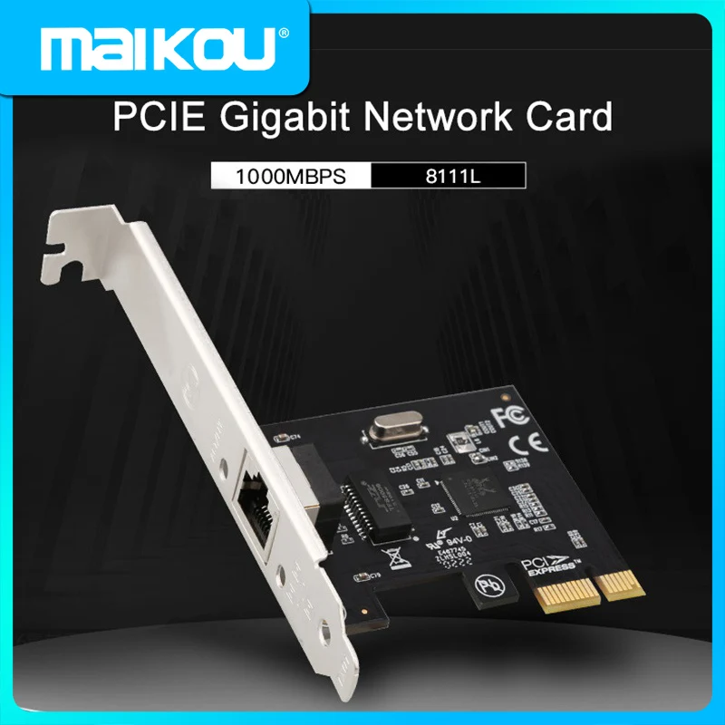 1000M PCI-E Gigabit Network Card Rtl8111E Gigabit Network Card Converter Network Card