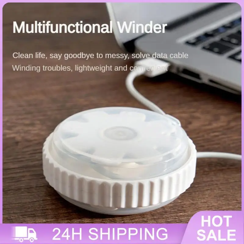 Kotak penyimpanan lilitan kabel Data, kotak penyimpanan perlengkapan meja, Organizer kabel Headphone berlikuk