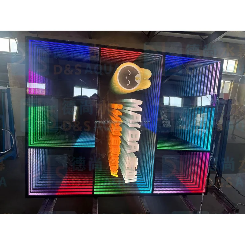 custom.Mirror LED Neon Sign Glass Magic Sign Buildings Weddings Academy Awards Shows Style Advertising
