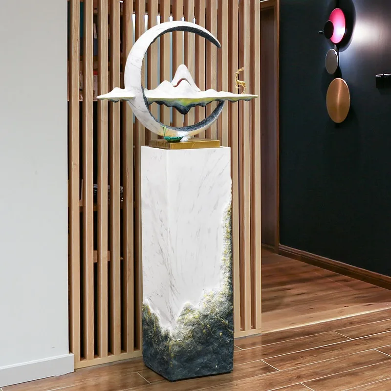 New Chinese Style Fountain Ornament Circulating Water High-end Floor Decoration for Living Room