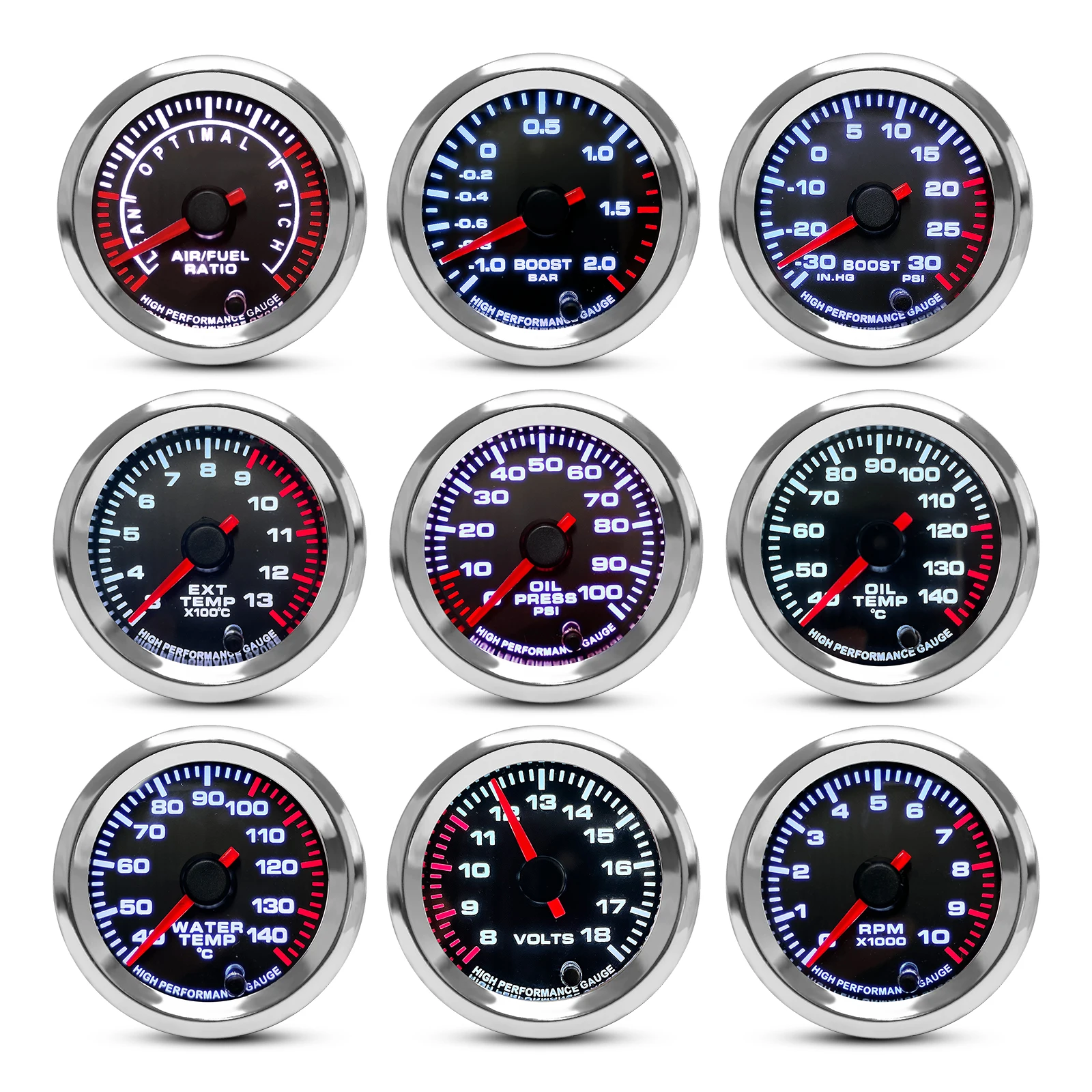 �y�Z�[�����z��R��v 52mm 12V �^�[�{���͌v 7�F �u�[�X�g�Q�[�W ���͌v �d���v EGT �^�R���[�^�[ RPM�Q�[�W �f�t�B���[�^�[