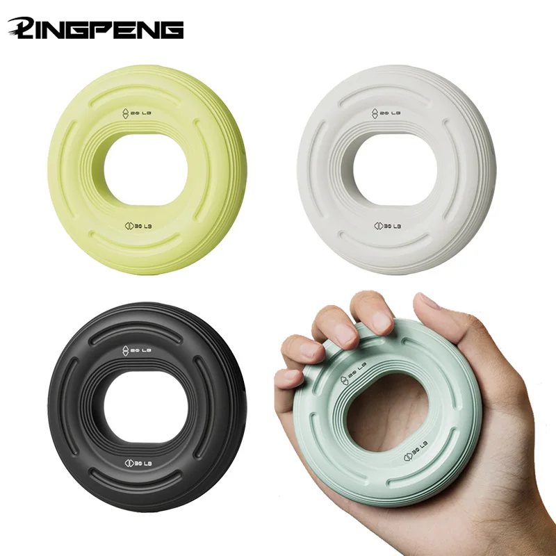 Hand Grip Ring Karpaltunnelsyndrom Expander Silikon Exerciser Handgelenk Expander Tragbare Muskel Finger Unterarm Trainer Gym