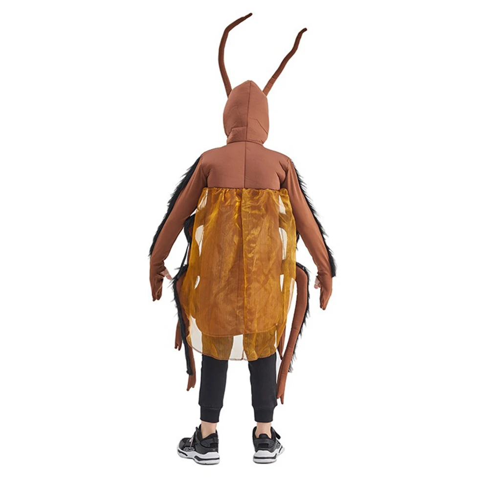 Funny Halloween Adult Cockroach Role Play Costume Boys Insect Cosplay Outfits Carnival Easter Purim Party Clube Fancy Dress