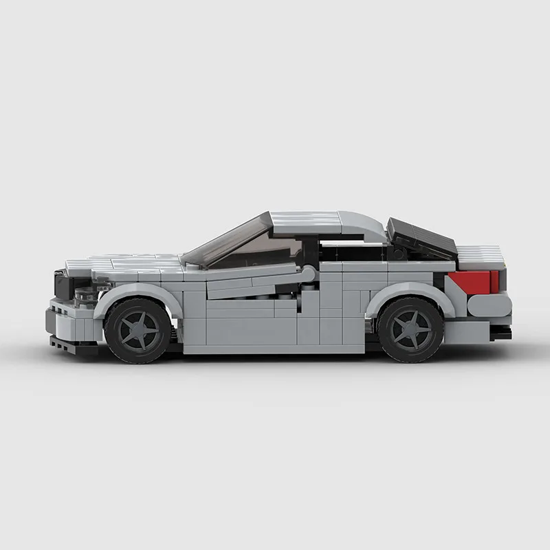 MOC Building Block Compatible with Lego Small Particles Racing Vehicle EducationalToy Model Assembly for Foreign Trade Wholesale