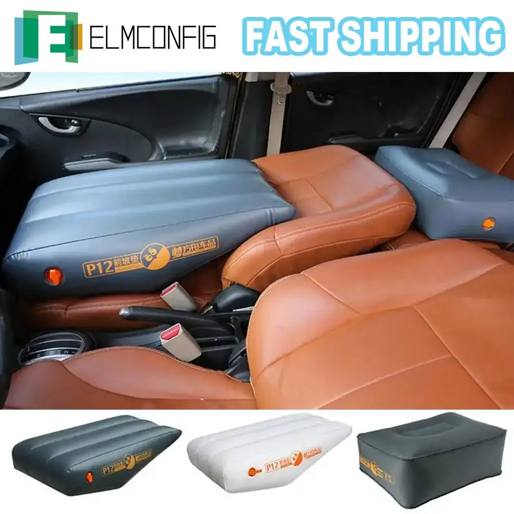 Auto Travel Inflatable Mattress Front Slope Pad Inflated Stool Cushions Air Bed Seat Gap Self-driving Supplies Auto Accessories