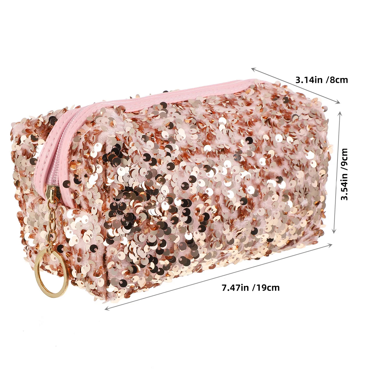 

Sequin Bag Oxford Cloth Shining Travel Toiletry Storage Makeup ganizer Lady Handbag Portable Large Capacity