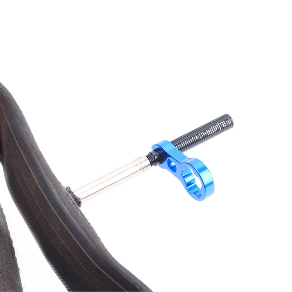 

Stem Nut Lock Black For Inner Valve Fixing Enhanced Air Tightness Lightweight Anti-Vibration Mountain Road Bike Repair