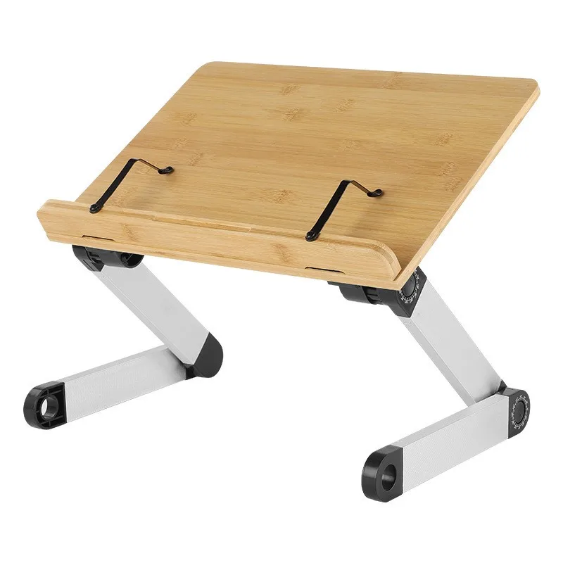 Reading Book Stand, Bamboo Desktop Holder for Online Class & Computer, Study Rack for Adults, Students & Kids, Posture Corrector