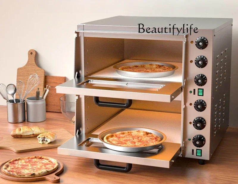 Commercial one-layer and two-layer large-capacity baking bread pizza oven