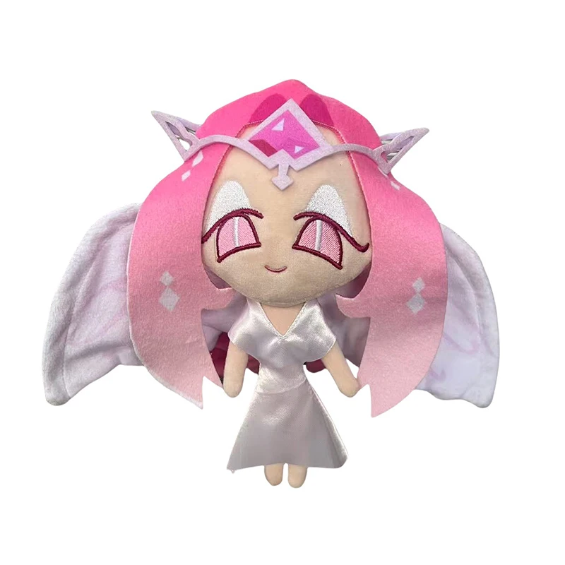 Peluches de 20 cm de las Galletas de Azúcar Eternas, Peluches de Cookie Run Kingdom, Muñecos de Peluche de Anime Silent Salt Shadow Milk Cookie, Regalos