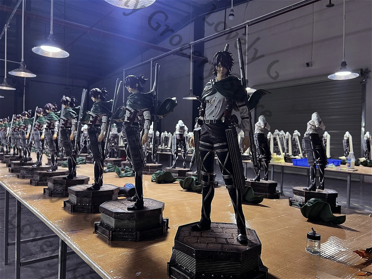 

GK Аниме Shingeki No Kyojin Attack on Titan Hange Zoe Косплей Мультфильм Сувенир Издание Фигурки Модель Орнамент Гаражные Наборы Подарок