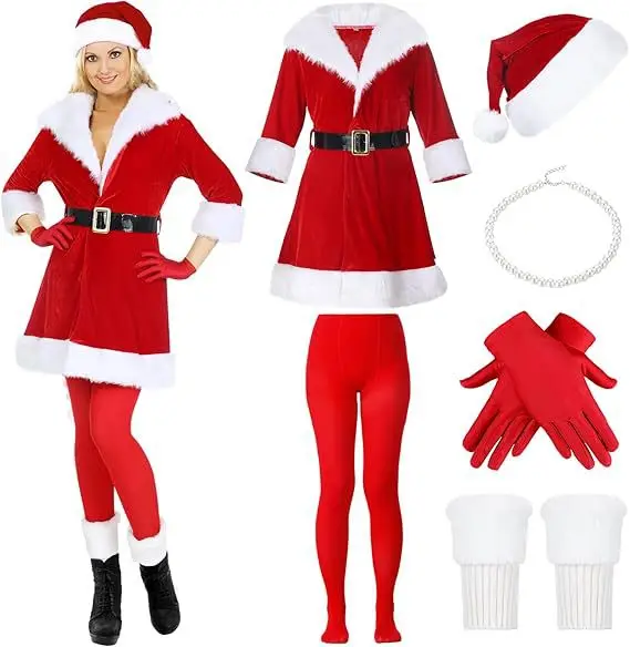 

2025 Women's Christmas Costume - Party & Stage Outfit for Holiday Festive