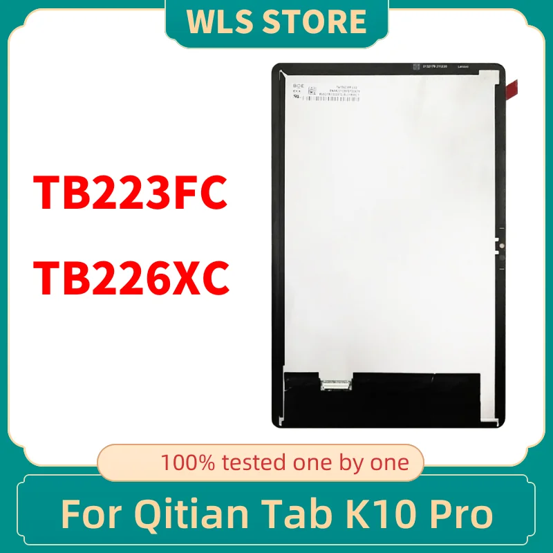 Lenovo qitian,タブk10 pro,tb223fc,tb226xc,tb223,tb226用のオリジナルLCDタッチスクリーンディスプレイ,10.6インチ,新品