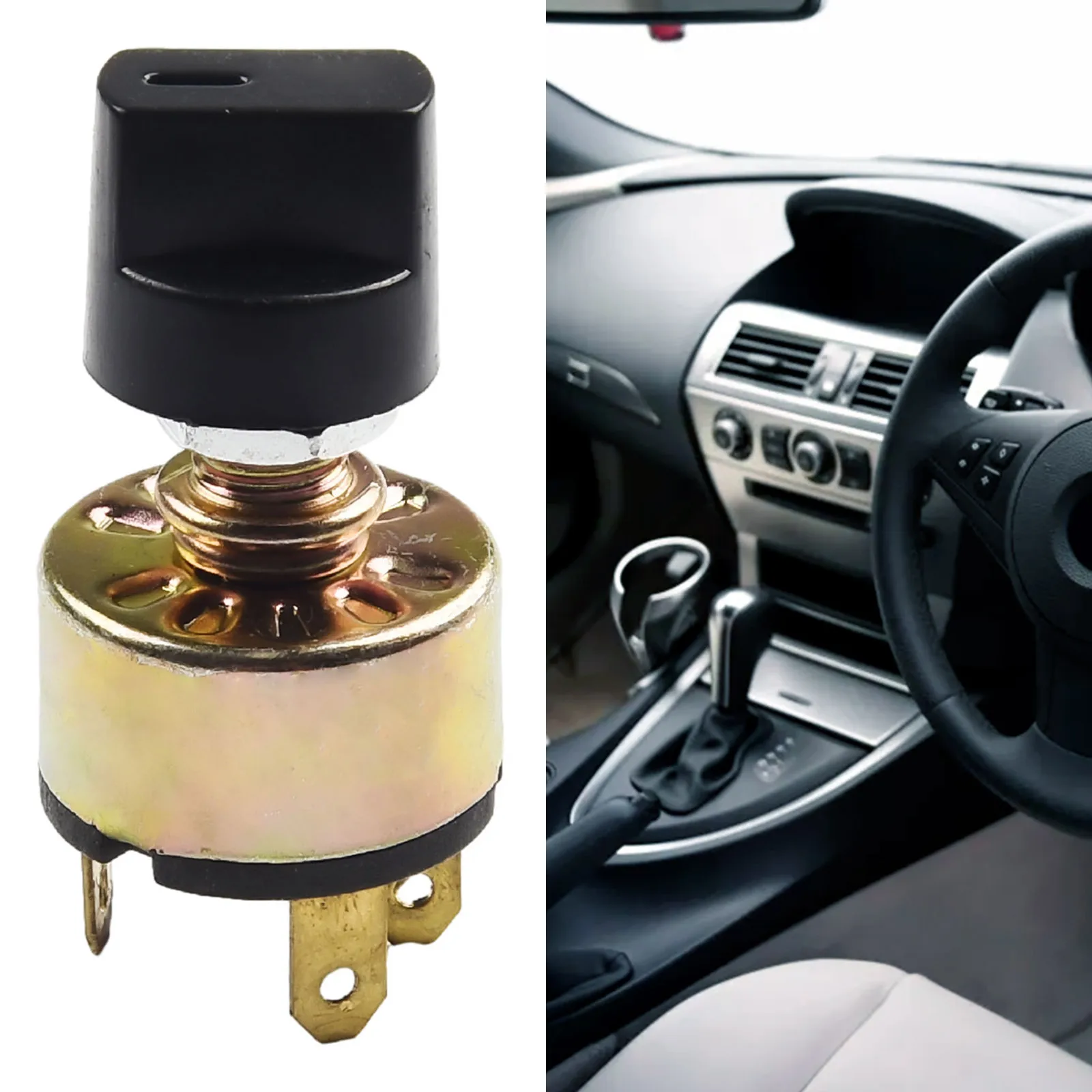 Automobile Air Conditioner Three-speed Switch Assembly The Rotary AC Blower Switch With A Plastic Knob Is Easy To Control