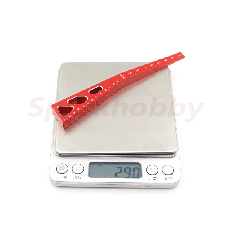 Ruler Metal Measuring Tools 2 in 1 Vehicle Height Gauge + Bottom Stop Ruler for 1/10 1/8 1/16 1/14 rc touring car & drift car