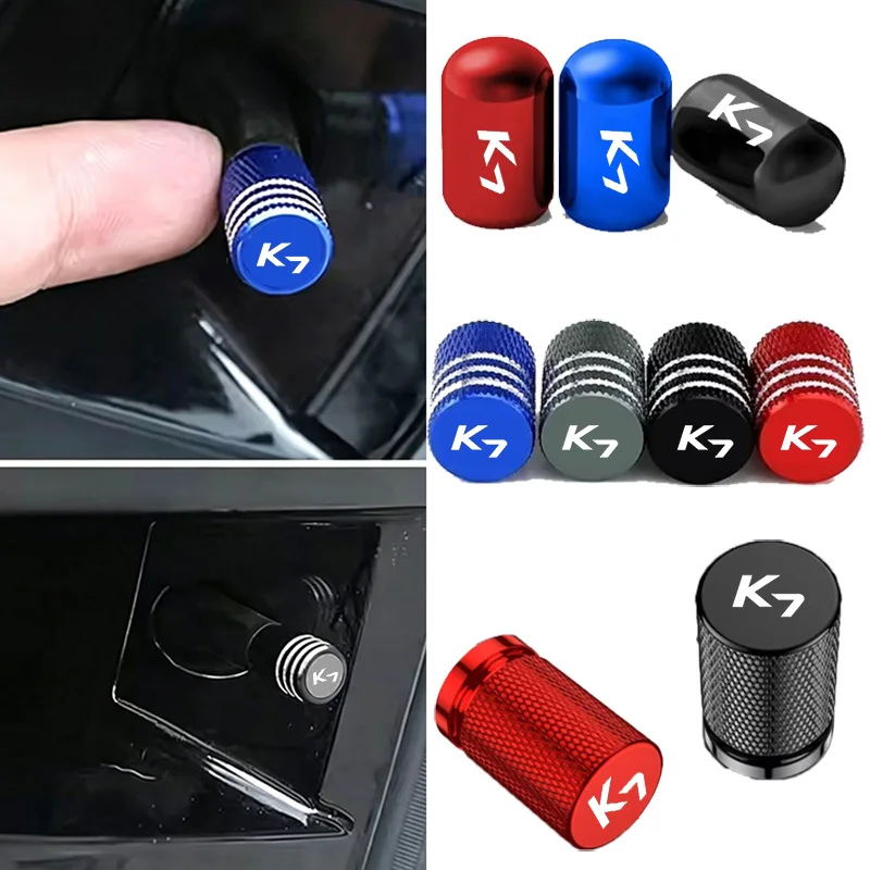 4PCS Car Wheel Air Rim Cover Tire Valve Waterproof Caps for KIA K7 Logo K9 KX3 KX5 Morning NIRO PICANTO RIO Exterior Accessories