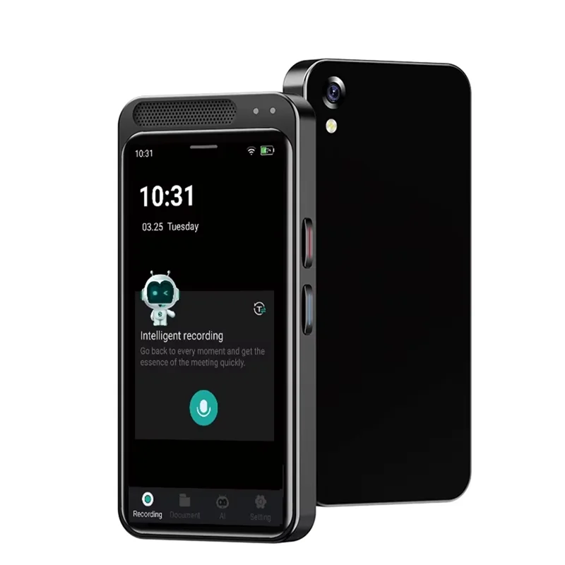 

A92Z Portable Smart AI Translator Device 16+64G APP Online Offline 134 Language For Business Meetings Photo