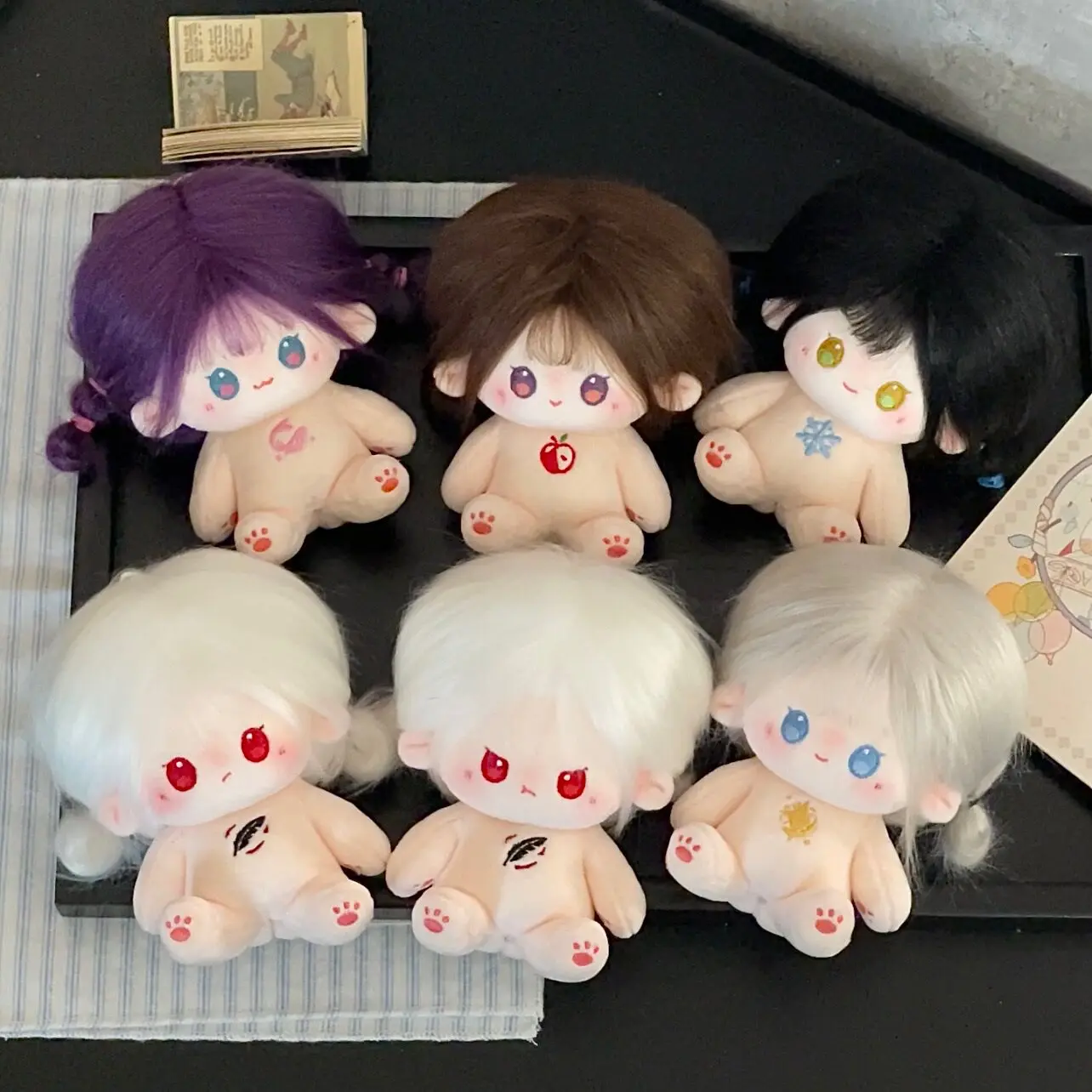 

Original Love And Deepspace Cotton Doll Girl In Stock 10cm Fuzzy Hair Regular Body Girl Collectible Gift For Anime Game Fans