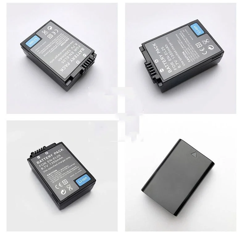 8.7V 1350mAh EN-EL25 ENEL25 EL25 Camera Battery For Nikon Z50 Z30 ZFC USB Battery Charger EN-EL25 EL25 Battery