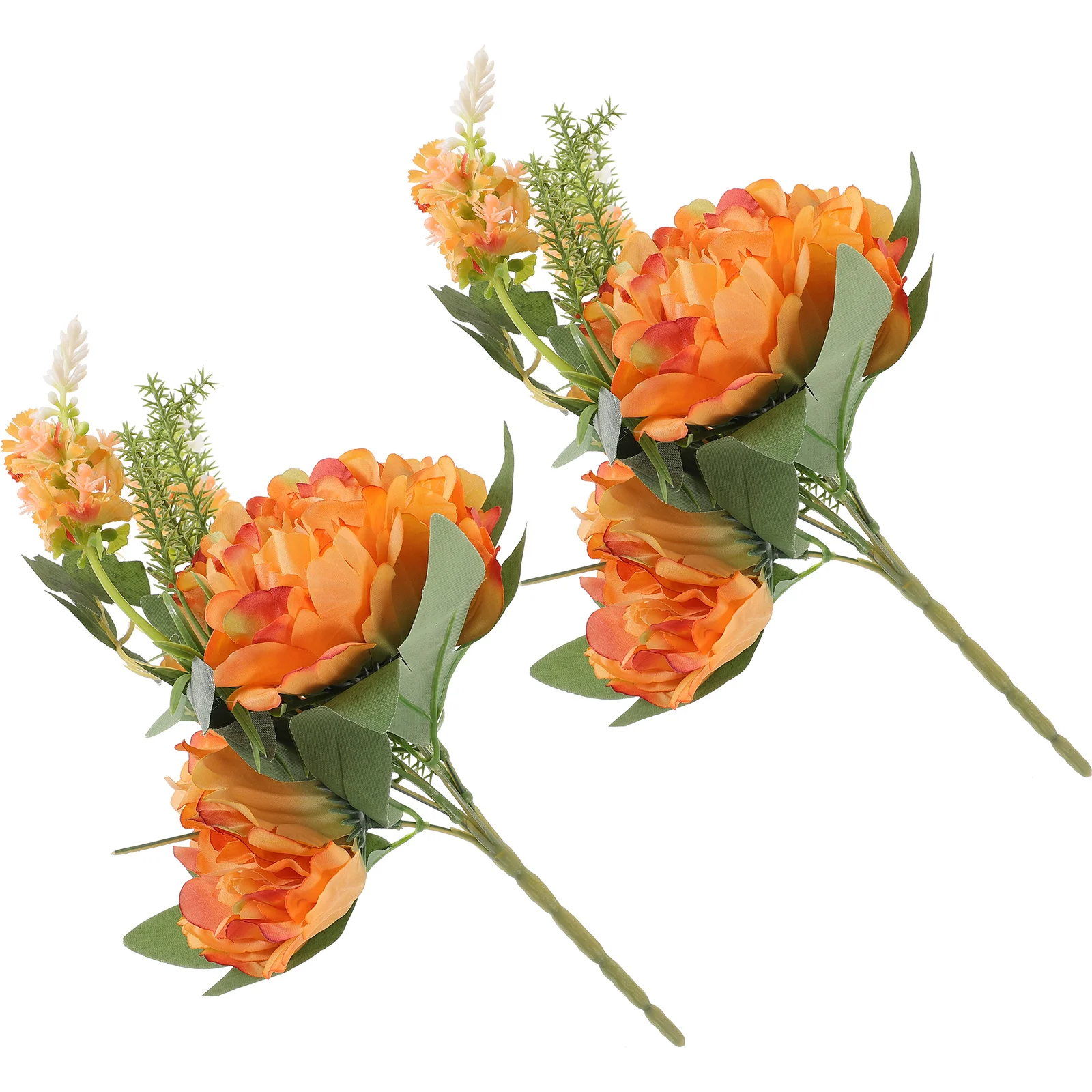 

2Pcs Simulation Peony Artificial Flower Bouquet Romantic Wedding Party Home Decor Gift Artificial Peony Flowers