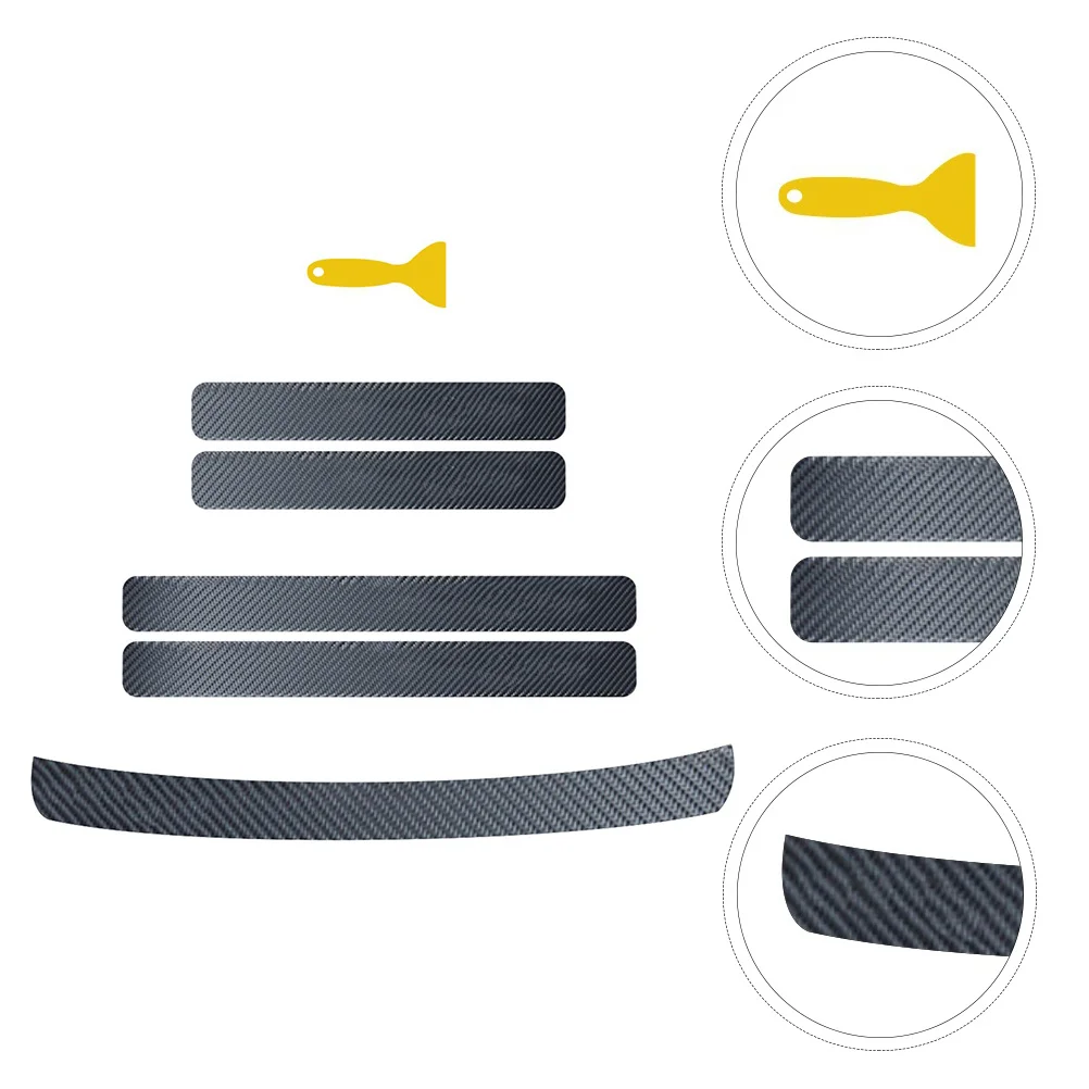 

1Set Car Door Sill Protector High-Quality Scratch-Proof Threshold Strip for Vehicle Door Edge Protection Auto Decor Styling