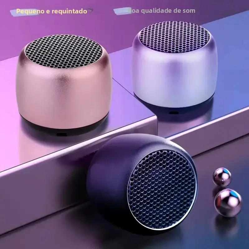 Mini Caixa de Som Sem Fio M1 - Reprodutor de música portátil com subwoofer, caixa de som esportiva, carregamento USB-C, design de alta qualidade e durável