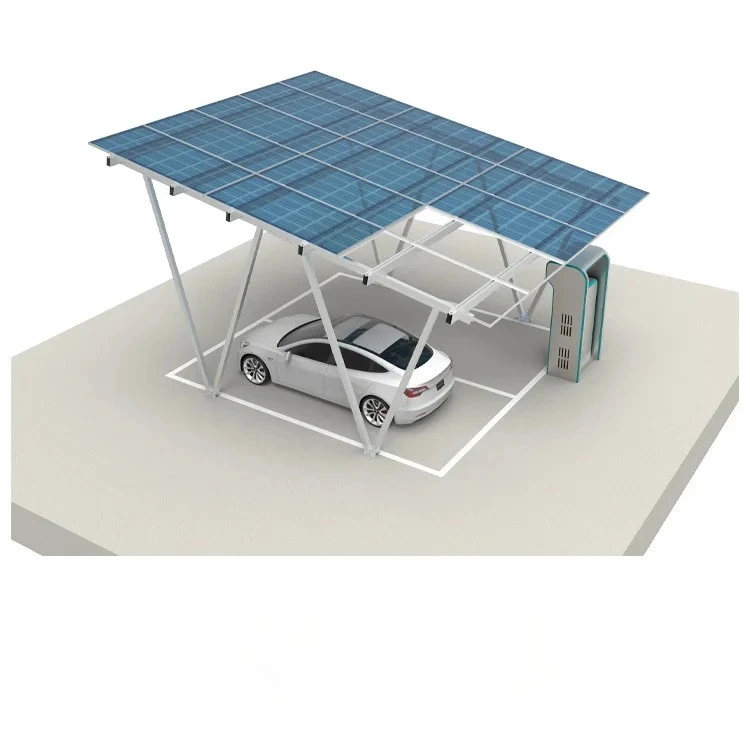 Residential Solar Canopy Aluminum Solar Carport Mounting System Carport Solar for 2 Cars