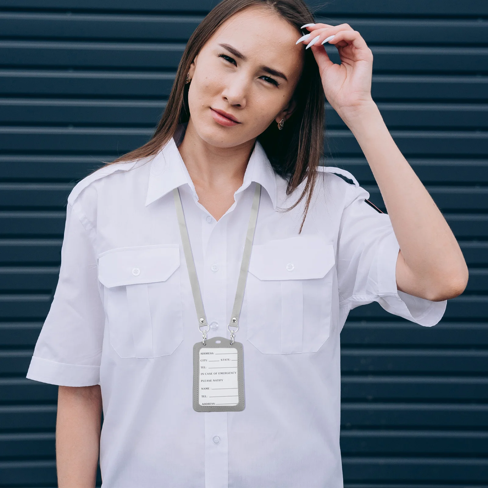 

Holder Waterproof Id Id Case Vertical Badge Holder For Employee Student Cards Lanyard Included