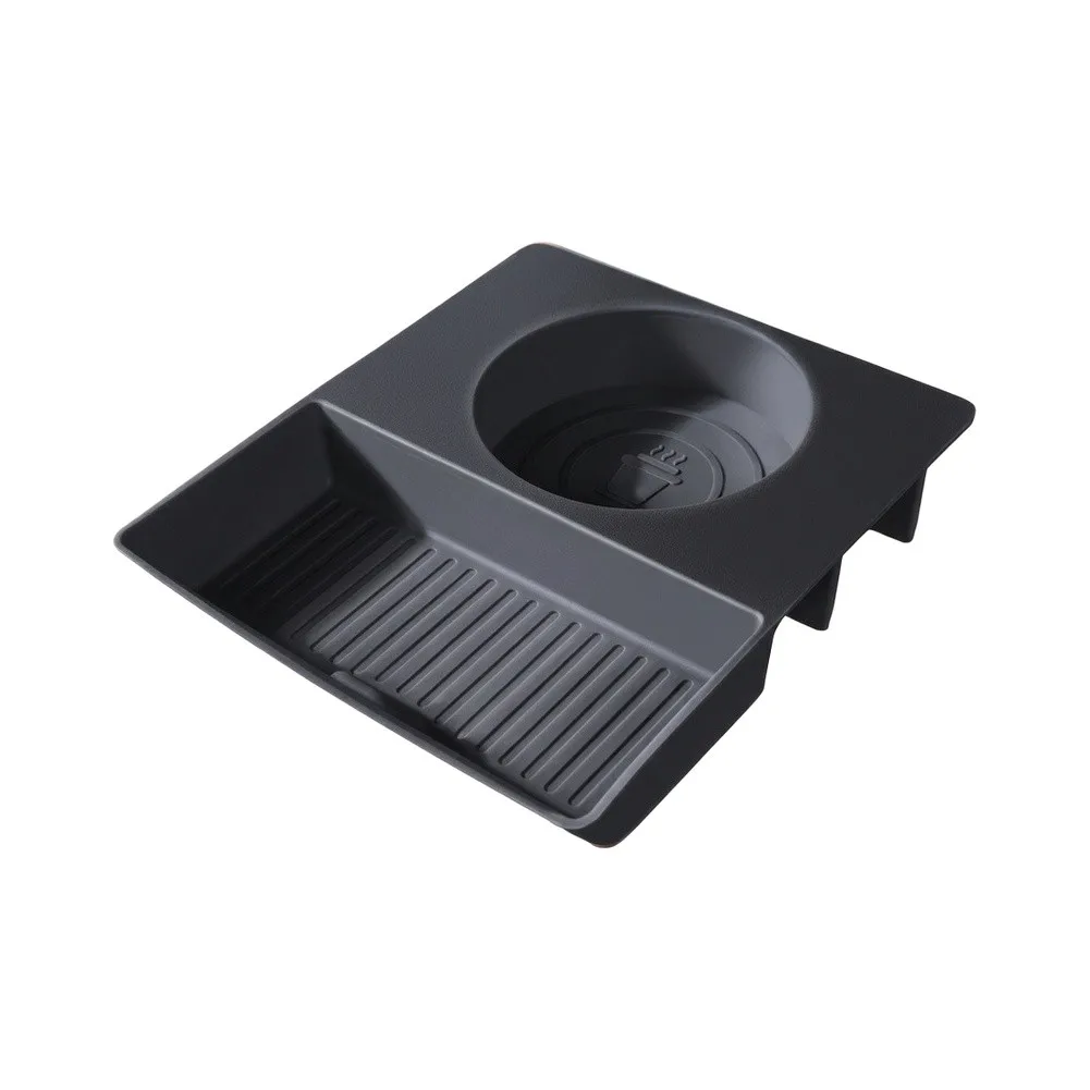 1x Rear Row Silicone Storage Box Cup Holder Insert For Volvo For S90 2017‑2026 Phone Slot Hanging Storage Rack For Vehicle