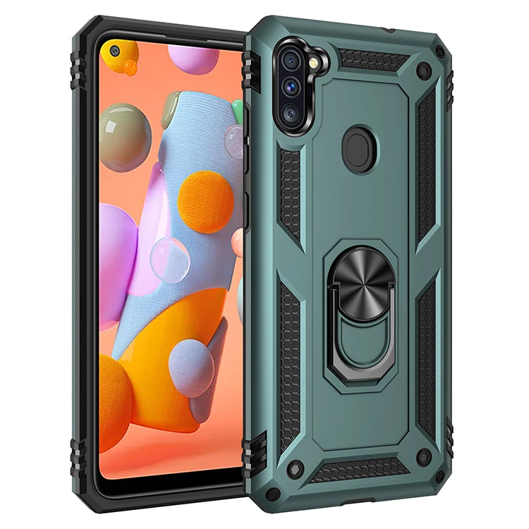 Shockproof Case Cover for Samsung Galaxy A11 Case Samsung A11 Armor Military Protective Car Holder Magnetic Phone Case A 11