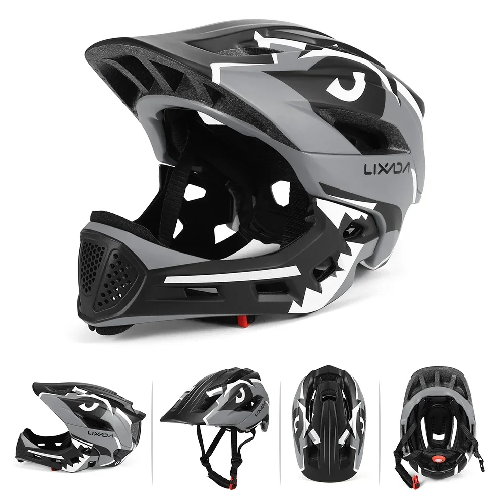 AliExpress LIXADA Kids Detachable Full Face Helmet Children Sports Safety Helmet for Cycle Skateboarding Roller Skating