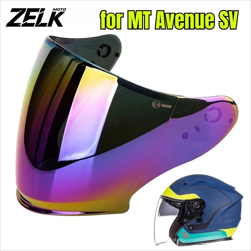 Motorcycle Helmet Wind Shield Visor Lens Cambered Surface Replacement Accessory for MT Avenue SV Helmet Replacement Parts