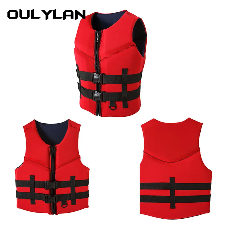 

Oulylan Surfing Vest Neoprene Adult comp Vest Life Vest Professional Life Jacket Impact Protection Life Jacket Water Sports