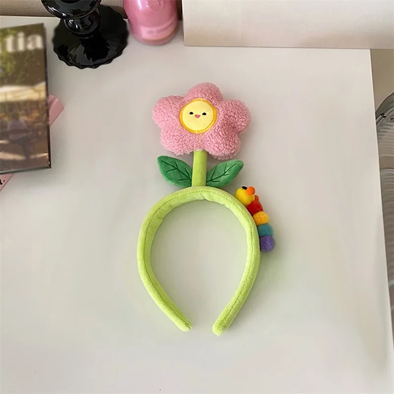 แถบคาดศีรษะสําหรับผู้หญิงแถบคาดศีรษะนุ่มน่ารัก 3D ดอกไม้ผมสําหรับผลิตภัณฑ์บํารุงผิว,กําจัดแต่งหน้า,อาบน้ํา