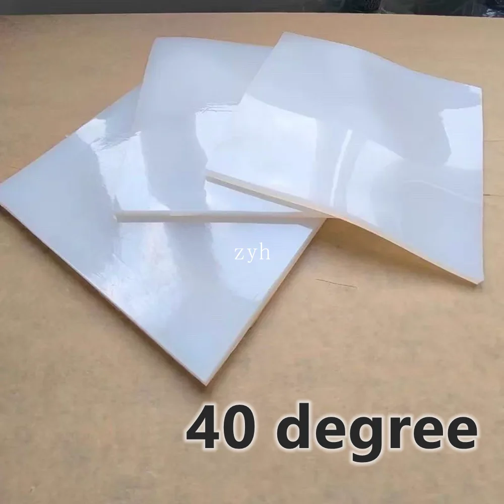 

1pcs 500*500mm soft 40 degree Silicone Rubber Sheet 1mm 1.5mm 2mm Thickness Heat-resistant Plate Translucent Mat