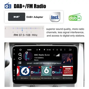 ESSGOO Android 14 10,1 palcový univerzální otočný autorádio s Carplay multimediálním přehrávačem GPS navigace automobilové stereo 10 nejlepší prodej Rádio s Androidem pro Toyota Yaris - №1