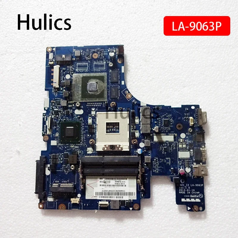 Hulics Used LA-9063P For Lenovo Z500 Laptop Motherboard VIWZ1-Z2   Main Board