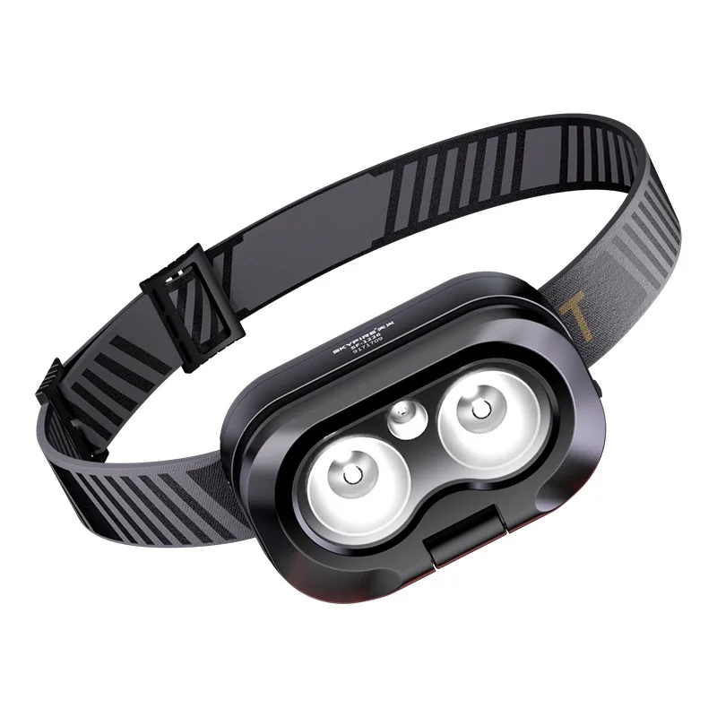 2024 new Headlamp Multi-function LED Sensor Headlamp Head Flashlight  TYPE-C Charging Intelligent Induction Fishing Lantern Head