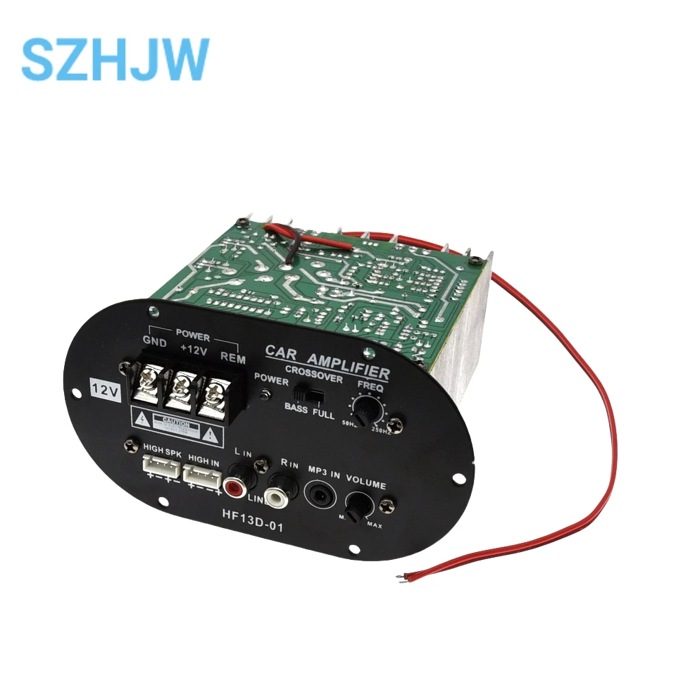 500W Round 12V Without Card 120W Full Tone / Pure Bass Power Amplifier Board Tube 8 Inch Subwoofer Core